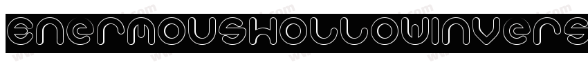 EnermousHollowInverse-MzGY字体转换