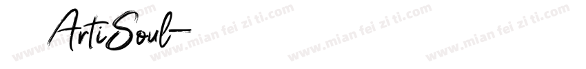 焕艺ArtiSoul字体转换