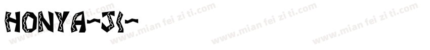 HONYA-JI字体转换