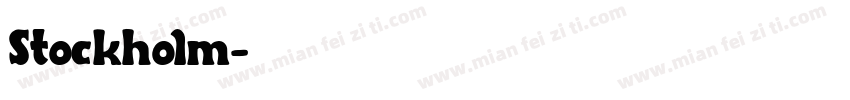 Stockholm字体转换