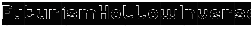 FuturismHollowInverse-Jlom字体转换