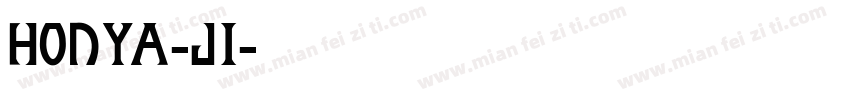 HONYA-JI字体转换