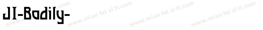 JI-Bodily字体转换