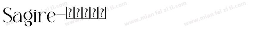 Sagire字体转换