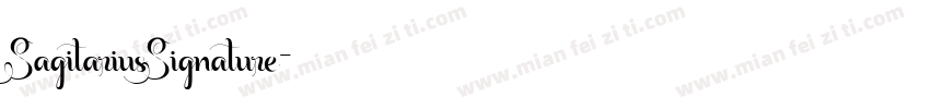 SagitariusSignature字体转换