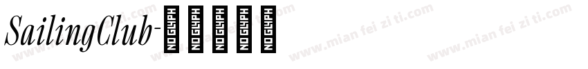 SailingClub字体转换