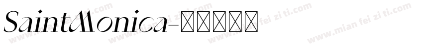 SaintMonica字体转换