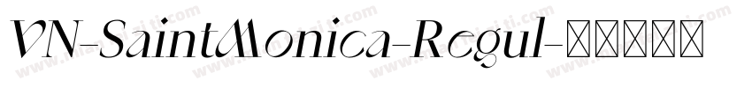 VN-SaintMonica-Regul字体转换