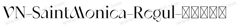 VN-SaintMonica-Regul字体转换
