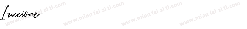 Iriccione字体转换