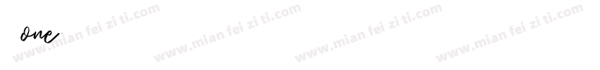 波塔one字体转换