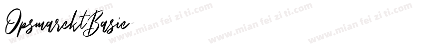 OpsmarcktBasic字体转换