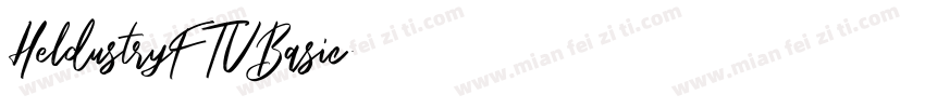HeldustryFTVBasic字体转换