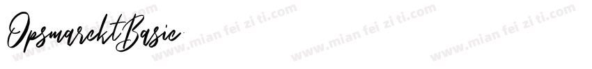 OpsmarcktBasic字体转换
