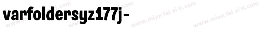 varfoldersyz177j字体转换