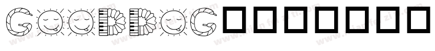 gooddog粗黑英文字体转换