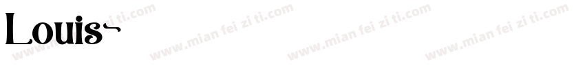 Louis字体转换