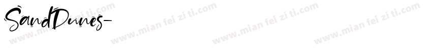 SandDunes字体转换