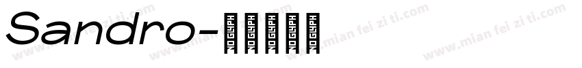 Sandro字体转换