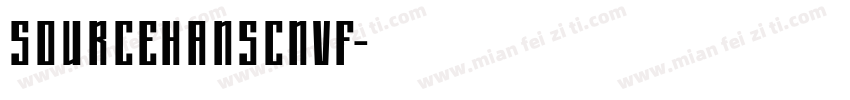 sourcehanscnvf字体转换