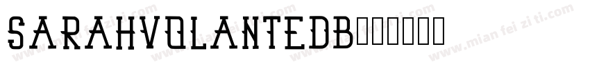 SarahVolanteDB字体转换