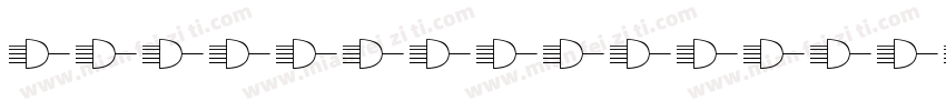 LCDLED电子数字字体字体转换