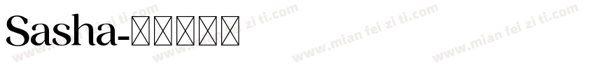 Sasha字体转换