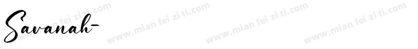Savanah字体转换