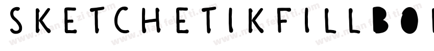 SketchetikFillBold字体转换