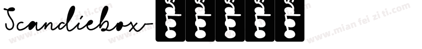 Scandiebox字体转换