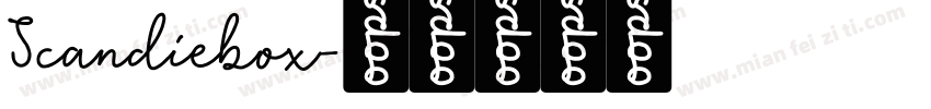 Scandiebox字体转换