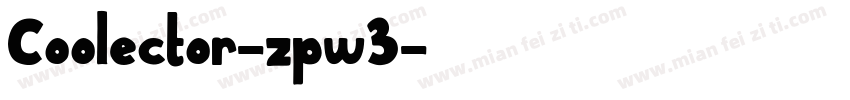 Coolector-zpw3字体转换