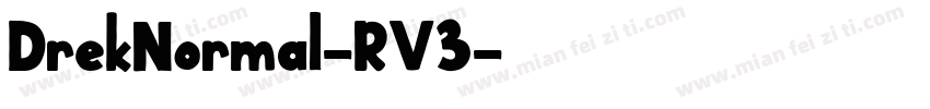 DrekNormal-RV3字体转换