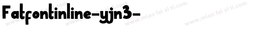Fatfontinline-yjn3字体转换