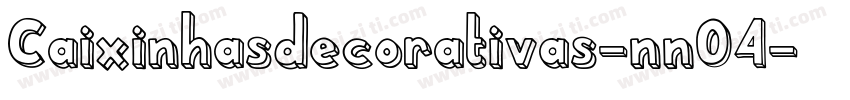 Caixinhasdecorativas-nnO4字体转换
