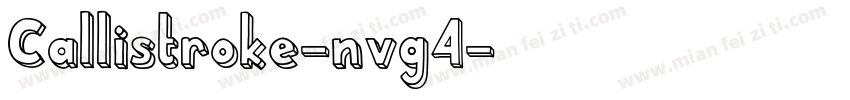 Callistroke-nvg4字体转换