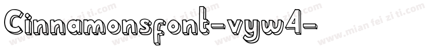 Cinnamonsfont-vyw4字体转换