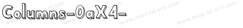 Columns-0aX4字体转换