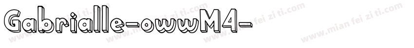 Gabrialle-owwM4字体转换