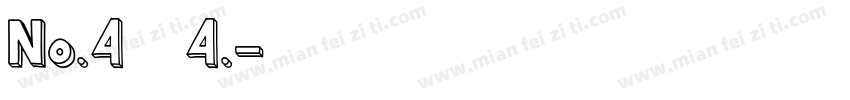 No.4季洛4.字体转换