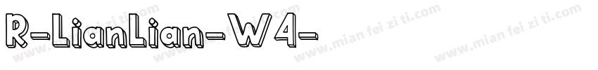 R-LianLian-W4字体转换