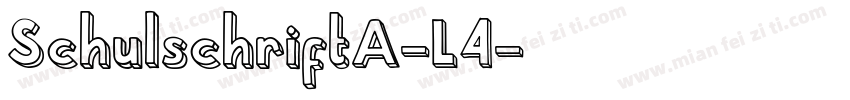 SchulschriftA-L4字体转换