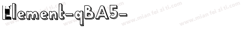 Element-qBA5字体转换