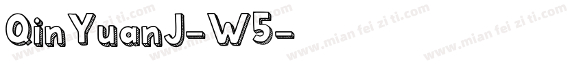 QinYuanJ-W5字体转换