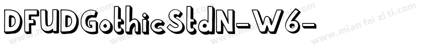 DFUDGothicStdN-W6字体转换