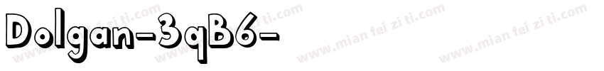 Dolgan-3qB6字体转换