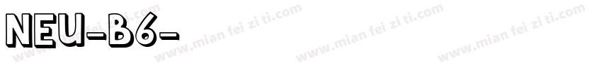 NEU-B6字体转换