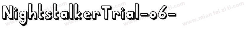 NightstalkerTrial-o6字体转换