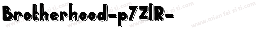 Brotherhood-p7ZlR字体转换