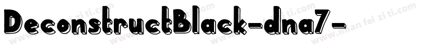 DeconstructBlack-dna7字体转换